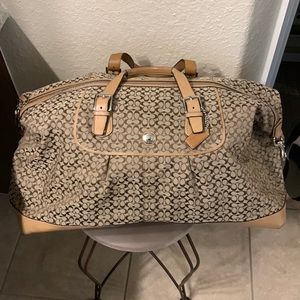 Coach Duffel-leather and Canvas